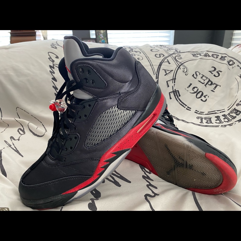 Nike Air Jordan 5 Retro ‘Satin Bred’ Size 12M